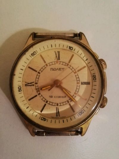 Лот: 12951983. Фото: 1. Часы Полет 18 камней. СССР. Оригинальные наручные часы