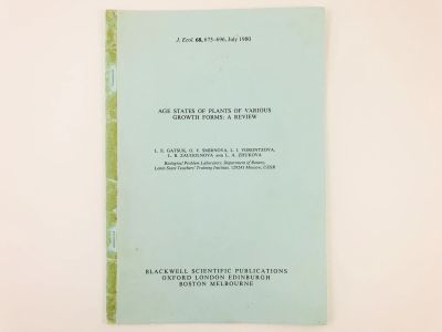 Лот: 23278013. Фото: 1. Оттиск статьи - Age States of... Другое (литература, книги)