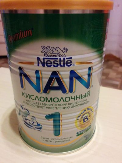 Лот: 5338390. Фото: 1. продам кисломолочную смесь NAN1... Детское питание