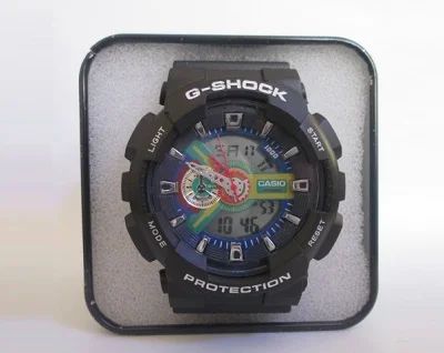 Лот: 4942595. Фото: 1. Часы Casio G-shock черный, синий. Другие наручные часы