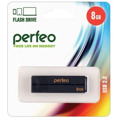 Лот: 24948900. Фото: 1. Флеш-накопитель USB2.0 8Gb Perfeo... USB-флеш карты