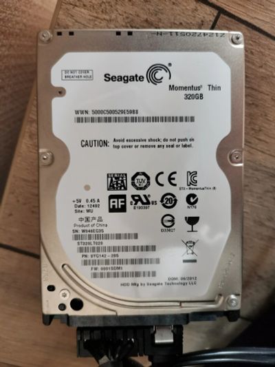 Лот: 16414948. Фото: 1. [ с рубля ] 2.5 Seagate 320 Smart... Жёсткие диски (HDD)