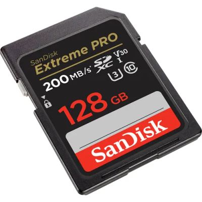Лот: 21641851. Фото: 1. Карта памяти SanDisk 128GB Extreme... Карты памяти