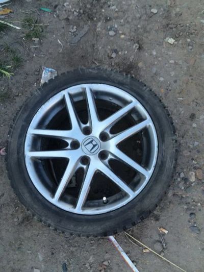 Лот: 5899943. Фото: 1. Комплект литых дисков Honda Accord... Шины на дисках