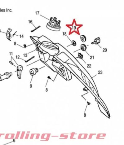 Лот: 11975548. Фото: 1. Гайка троса подсоса Polaris WIDETRAK... Запчасти