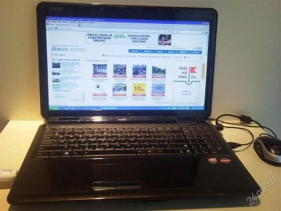 Лот: 1139478. Фото: 1. Asus K50AB 15.6"/AMD Turion(tm... Ноутбуки