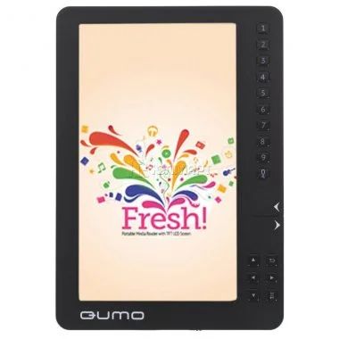Лот: 3515739. Фото: 1. QUMO Fresh 8GB, Black. Электронные книги