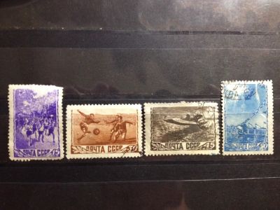 Лот: 5270908. Фото: 1. 1948 Спорт (1220-1223). Марки