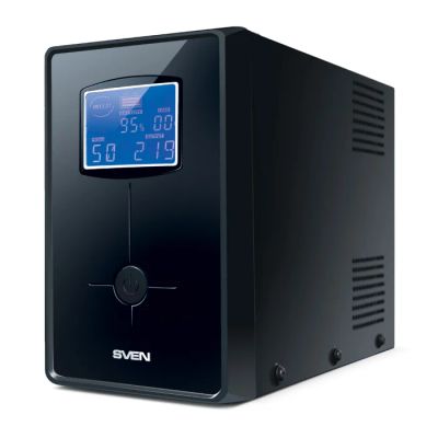 Лот: 6310258. Фото: 1. ИБП Sven Pro+ 650 (LCD, USB) новый... ИБП, аккумуляторы для ИБП