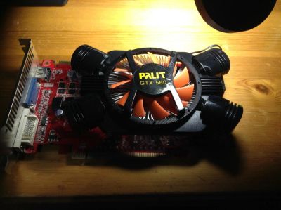 Лот: 6876615. Фото: 1. palit geforce gtx 560. Видеокарты