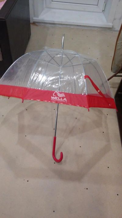 Лот: 11051124. Фото: 1. зонт трость прозрачный. Зонты