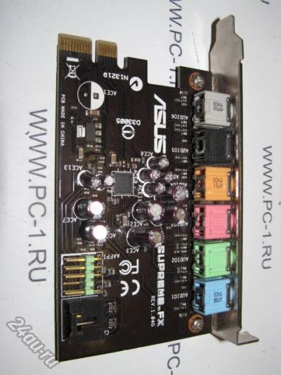 Лот: 4980716. Фото: 1. Звуковая карта Sound card PCI-E... Звуковые карты