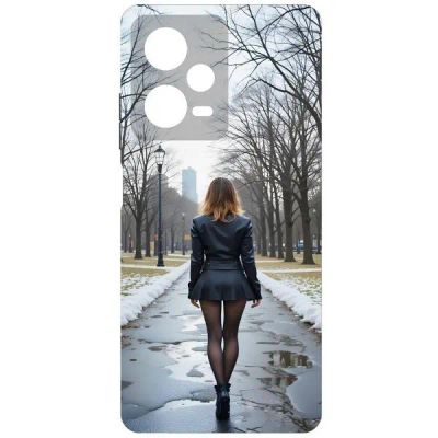 Лот: 25134062. Фото: 1. Чехол Krutoff Soft Case "Весна... Чехлы, бамперы
