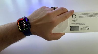 Лот: 19326052. Фото: 1. Apple Watch Series 7 - 45mm Midnight... Смарт-часы, фитнес-браслеты, аксессуары