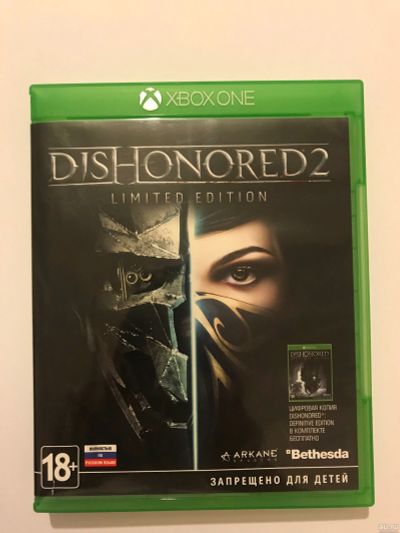 Лот: 13359180. Фото: 1. Dishonored 2. Xbox One. Игры для консолей