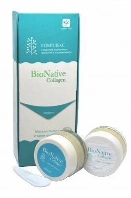 Лот: 16839881. Фото: 1. BioNative Collagen мягкий пилинг... Уход за лицом 
