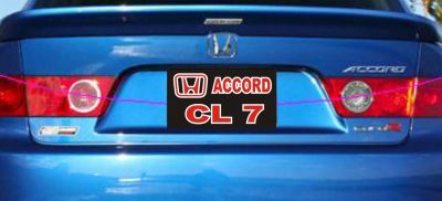 Лот: 4229496. Фото: 1. Accord CL-7 табличка под японский... Госномера