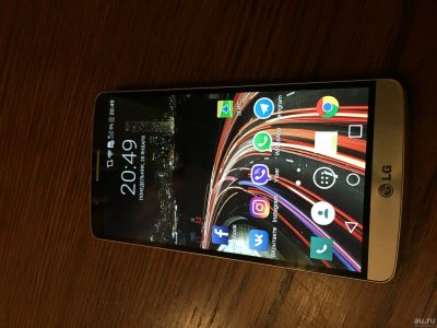 Лот: 13136460. Фото: 1. Lg g3 gold. Смартфоны