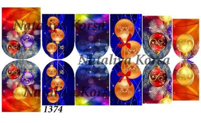 Лот: 6345763. Фото: 1. Стикеры водные (слайдер-дизайн... Украшения, дизайн ногтей