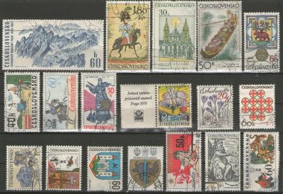 Лот: 9221744. Фото: 1. Лот марок Чехословакии. Марки