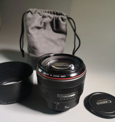 Лот: 17708775. Фото: 1. Объектив Canon EF 85mm f/1.2 L... Объективы