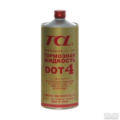 Лот: 12496991. Фото: 1. TCL Brake Fluid DOT-4 1 л. Масла, жидкости