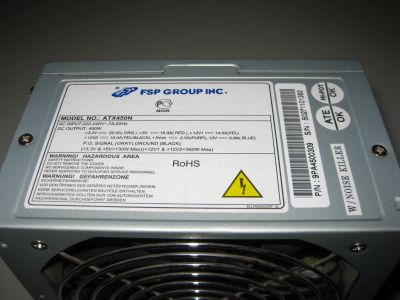 Лот: 18120366. Фото: 1. Блок питания FSP Group ATX-450N... Корпуса, блоки питания