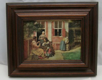 Лот: 16701773. Фото: 1. Картина репродукция винтажная... Другое (антиквариат)