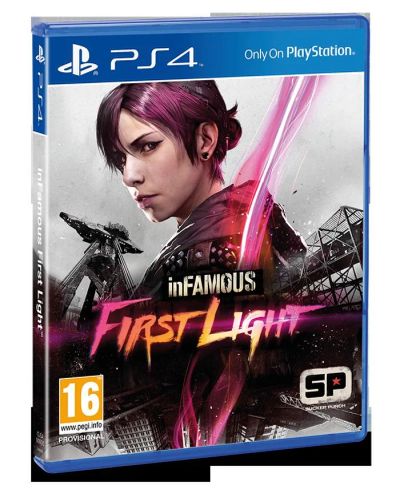 Лот: 5343475. Фото: 1. InFAMOUs : First Light диск PS4... Игры для консолей