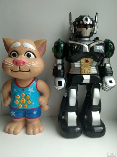 Лот: 13735305. Фото: 1. Робот и кот Том. (состояние не... Музыкальные