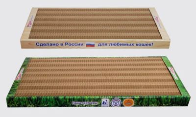 Лот: 8612803. Фото: 1. Когтеточка-лежанка Когтедралка... Домики, переноски, клетки, когтеточки