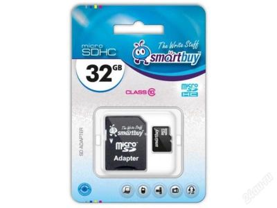 Лот: 2359356. Фото: 1. MicroSD / SDHC 32 GB Карта памяти... Карты памяти
