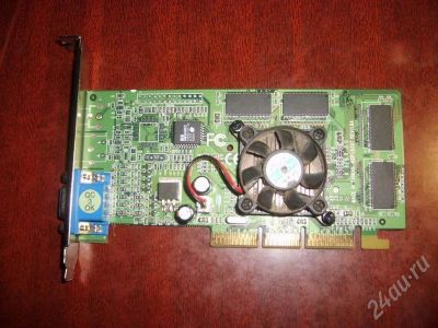 Лот: 232247. Фото: 1. Видеокарта AGP Geforce (рабочая... Видеокарты