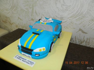 Лот: 9591065. Фото: 1. Торт Машина спортивная. Торты, пирожные