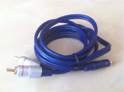 Лот: 2582003. Фото: 1. Аудио кабель. 2 RCA x 3,5. Шнуры, кабели, разъёмы