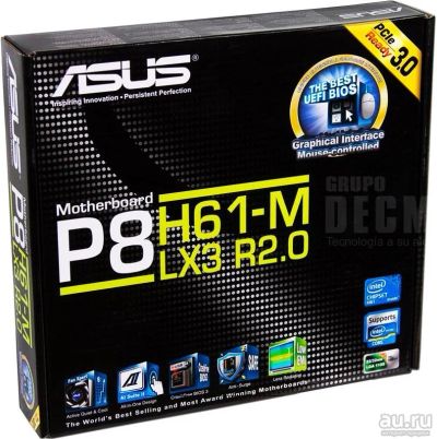 Лот: 13412808. Фото: 1. Материнская плата Asus P8H61-M... Материнские платы