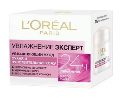Лот: 11376599. Фото: 1. Loreal Увлажнение Эксперт 24ч... Уход за лицом 