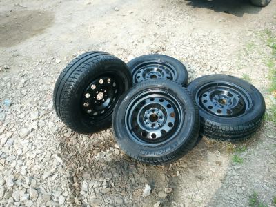 Лот: 7881293. Фото: 1. Колеса резина Michelin r14 185... Шины на дисках