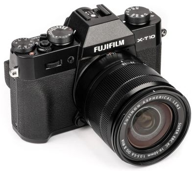 Лот: 9035425. Фото: 1. Fujifilm X-T10 Kit Black (16-50mm... Цифровые беззеркальные со сменной оптикой