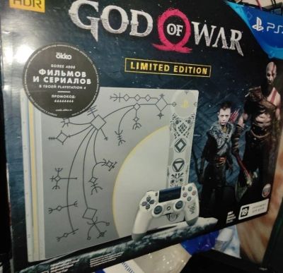 Лот: 17021465. Фото: 1. playstation 4 pro god of war edition. Игровые приставки, консоли