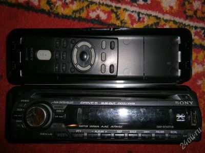 Лот: 1939236. Фото: 1. панель магнитолы sony cdx-gt427ue... Автомагнитолы