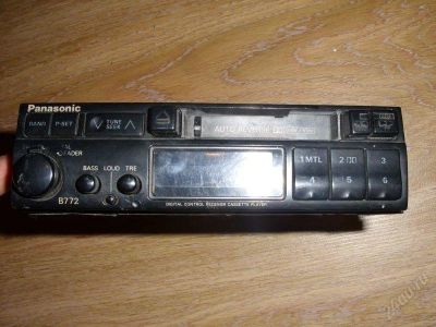 Лот: 1298118. Фото: 1. Магнитола старенькая Panasonic. Автомагнитолы