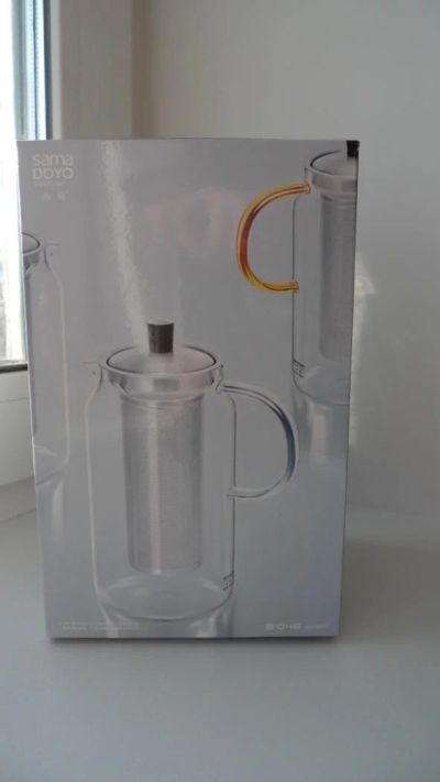 Лот: 11126392. Фото: 1. Cтеклянный чайник 1200ml SAMA... Чайники, заварники, турки