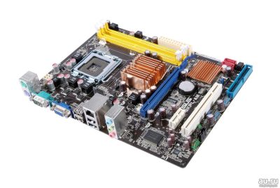 Лот: 10252628. Фото: 1. Intel Xeon L5420 + ASUS P5KPL-AM... Материнские платы