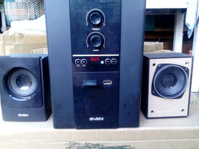Лот: 17547553. Фото: 1. Активная акустика SVEN .AUX,USB... Активные акустические системы