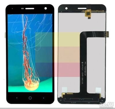 Лот: 13071157. Фото: 1. Дисплей ZTE Blade A465 + тачскрин... Дисплеи, дисплейные модули, тачскрины