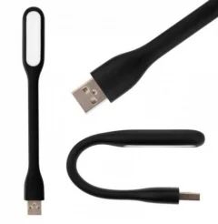 Лот: 15299272. Фото: 1. Гибкая USB лампа LED черный. Бесплатная... Подсветка