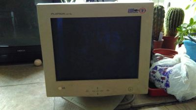 Лот: 10374829. Фото: 1. Монитор 17" LG 795 ft plus Неисправен. ЭЛТ-мониторы