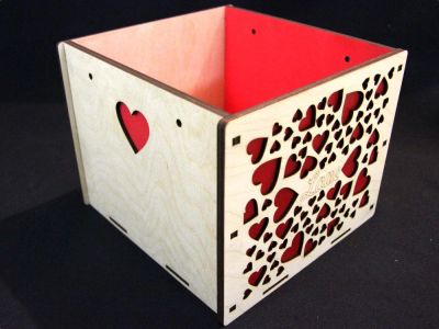 Лот: 10203905. Фото: 1. Кашпо "Love". Другое (цветы, букеты)
