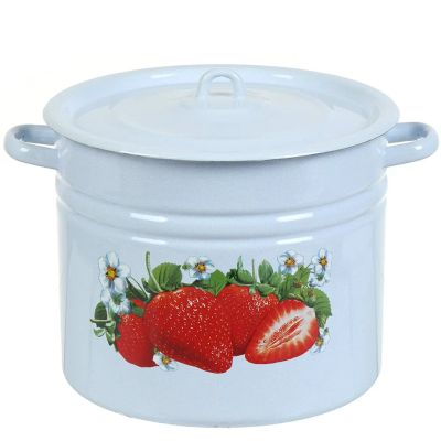 Лот: 24277412. Фото: 1. Кастрюля эмалированная сталь... Кастрюли